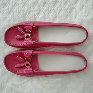NWOT Ladies Pink Tassel Mules